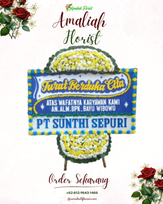 Papan Bunga Duka di Baruga