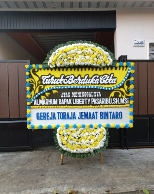 Papan Bunga Duka di Baruga