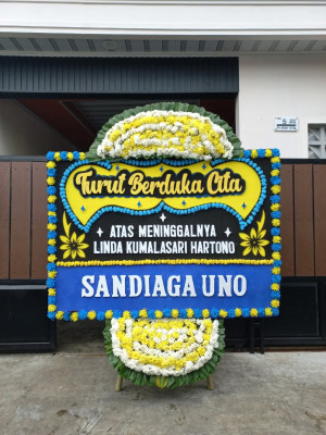 Papan Bunga Duka di Baruga